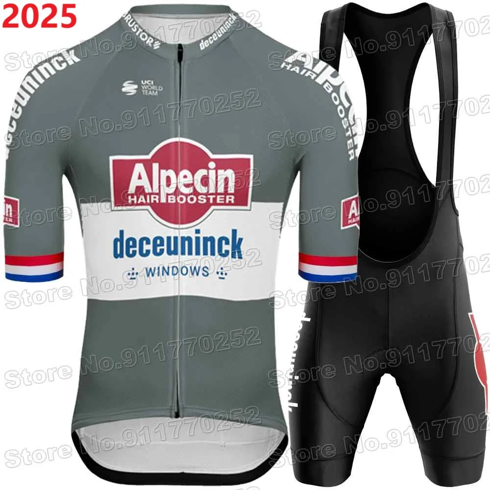 Team Alpecin Deceuninck Cycling Jersey Set Netherlands Cycling Clothing Men Road bike Shirt Suit Bicycle Bib Shorts cycling jersey cycling shirt cycling suit cycling jersey set
