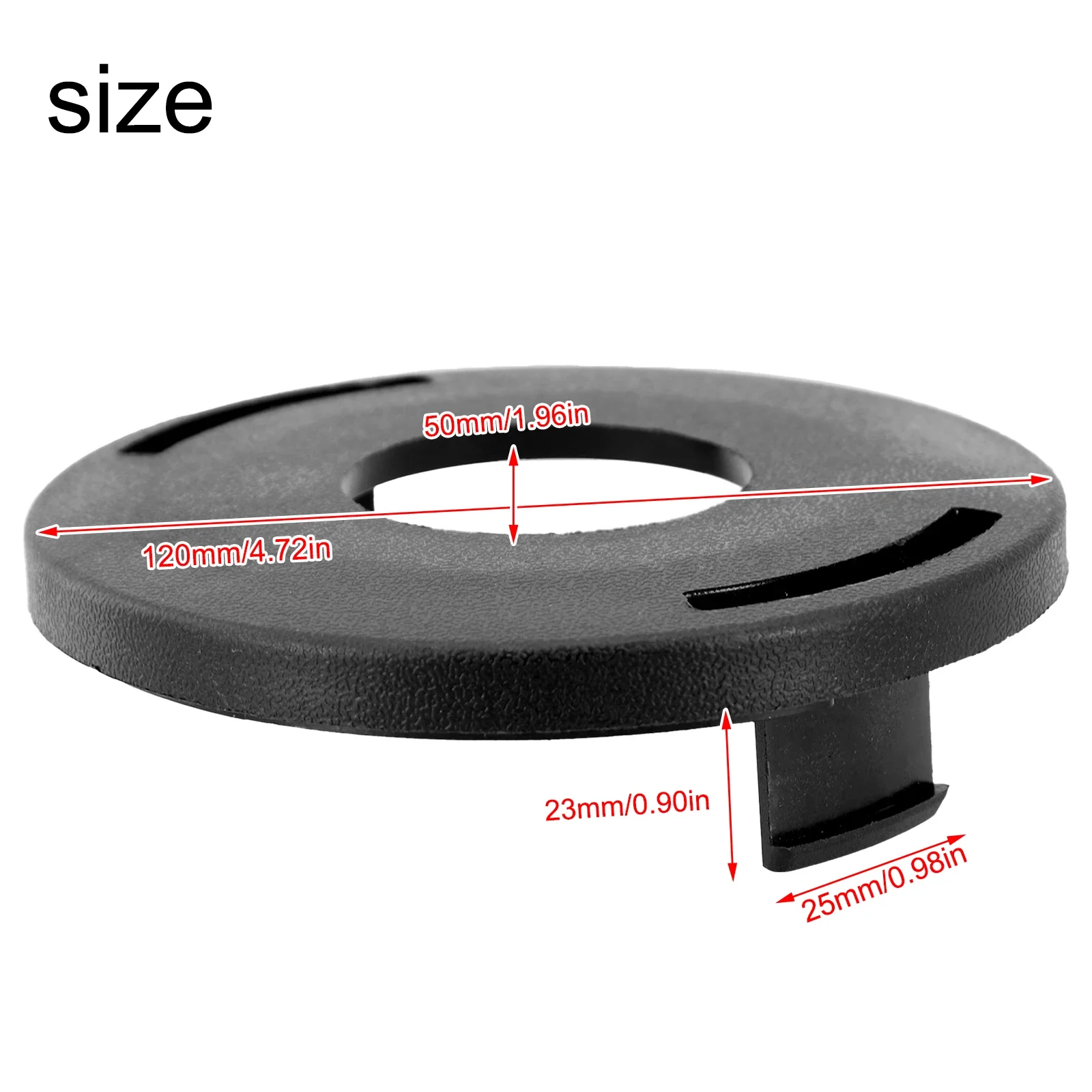 

1Pc Trimmer Head Cap Replacement Base Cover Accessory Tool Part Practical Lawn Mower Yard Garden Outdoor Nylon Cover