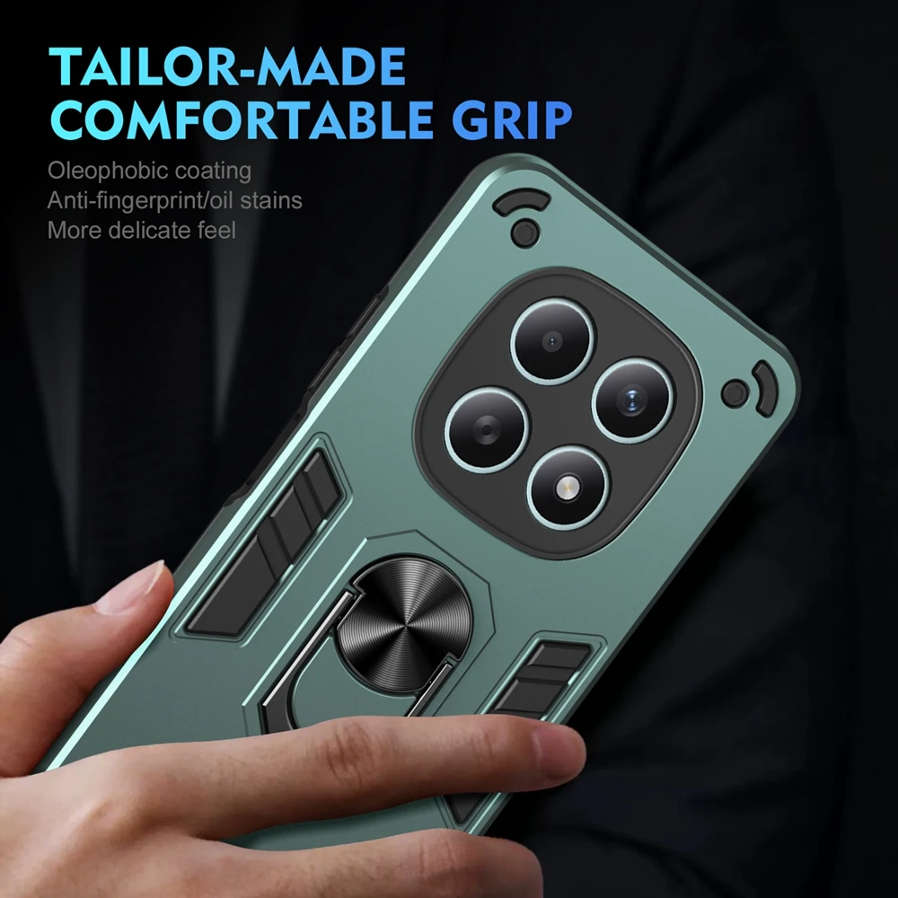 Durable Armor Phone Case with Lens Camera Protector - Back Cover