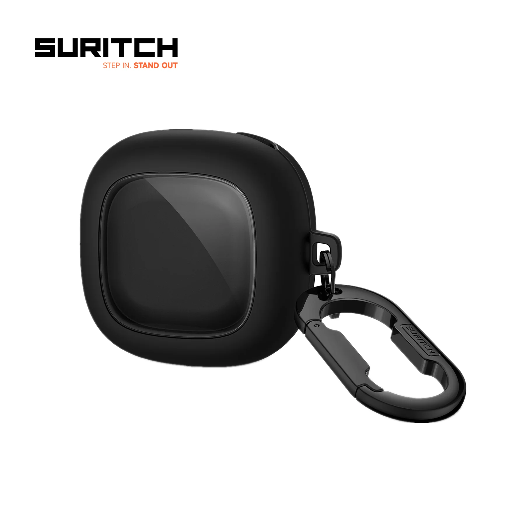 360 Ganzkörper-Schutzhülle für glänzende, glatte Kopfhörer für Samsung Galaxy Buds 2 Pro/Galaxy Buds Live, stoßfeste Hülle mit Schlüsselanhänger