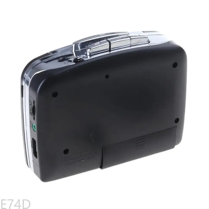 E74D Portable USB Cassette To MP3 for iPod Converter for W/ Analog MP3 Audio Recorder