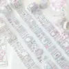 200cm/roll Coated paper tape Cute cartoon Animal game machine tape Creative notebook Guka cup Collage material DIY Decorative 6