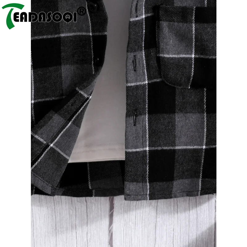 3M-3Y Newborn Infant Spring Fall Casual Plaid Shirt Todder Kids Baby Boys Lapel Single-breasted Long-sleeved Cardigan Jacket Top