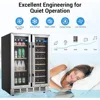 Wine Refrigerator,24 inch Wine Cooler Cooler with Precision Thermostat and Upgraded Compressor Cooling,Beechwood Shelves 5