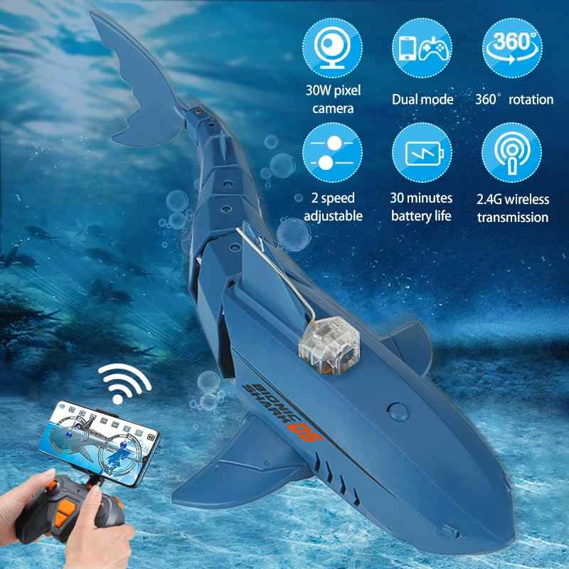 Underwater Drone/Shark Toy With Camera agrohort.ipb.ac.id