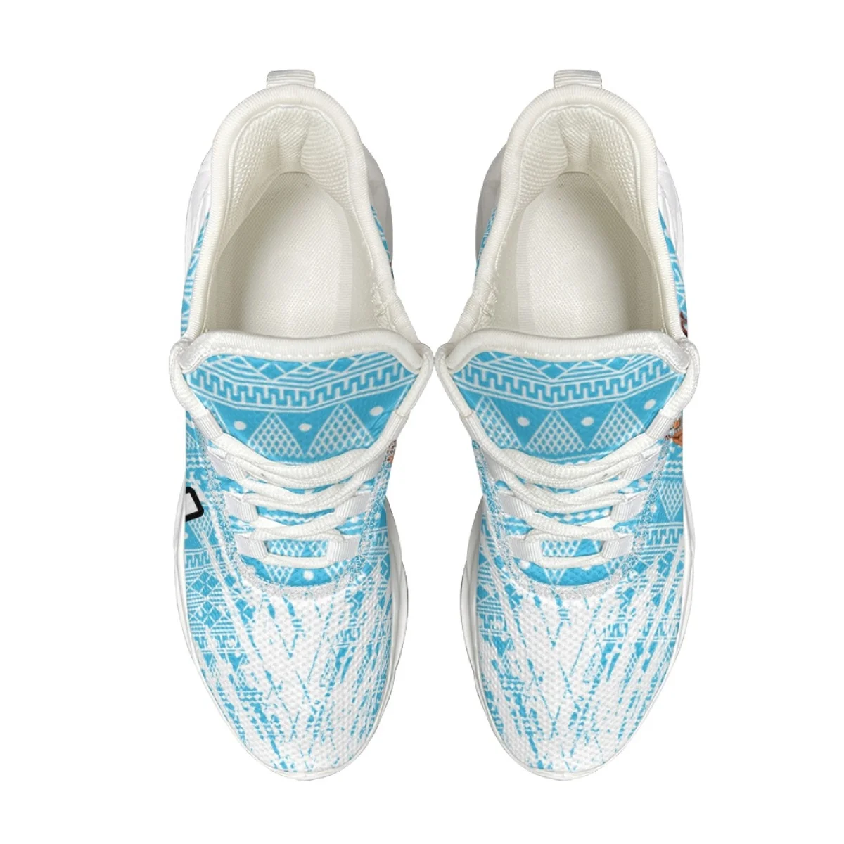 Fiji Flag Coat Of Arm Print Flats Shoe Polynesian Lace-Up Breathable Comfort Running Shoes Sneakers Female Footwear Adult Gift