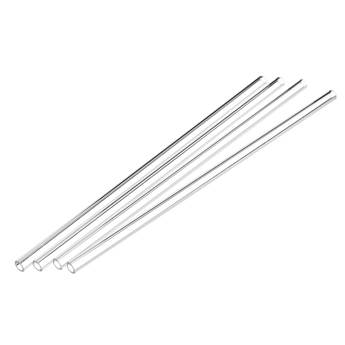 250mm OD 8mm 1.5mm Thick Wall Borosilicate Glass Blowing Tubes 4Pcs for Lab stainless steel tube brass tube aluminium tube plastic tube carbon fiber tube copper tube steel pipe carbon steel tube