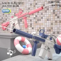 M416 Water Gun Electric Pistol Shooting Toy Full Automatic Summer Shoot Beach Outdoor Fun Toy For Children Boys Girl Adults Gift 2