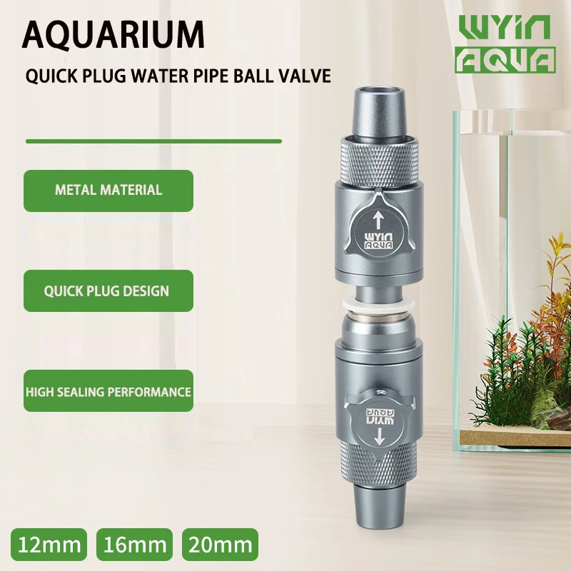 Aquarium inlet and outlet quick connect water pipe ball valve connection regulator fish tank filter water flow controller 1