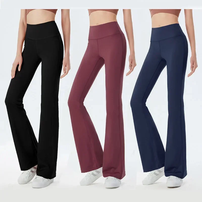 Yoga Clothes Groove Summer Women's Flared Pants High-waisted Tight-fitting  Belly Show Figure Sports Yoga Trousers For Women - AliExpress