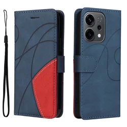 Magnetic Leather Flip Wallet Phone Case Cover - OPPO F9 (F9 Pro) (Blue)