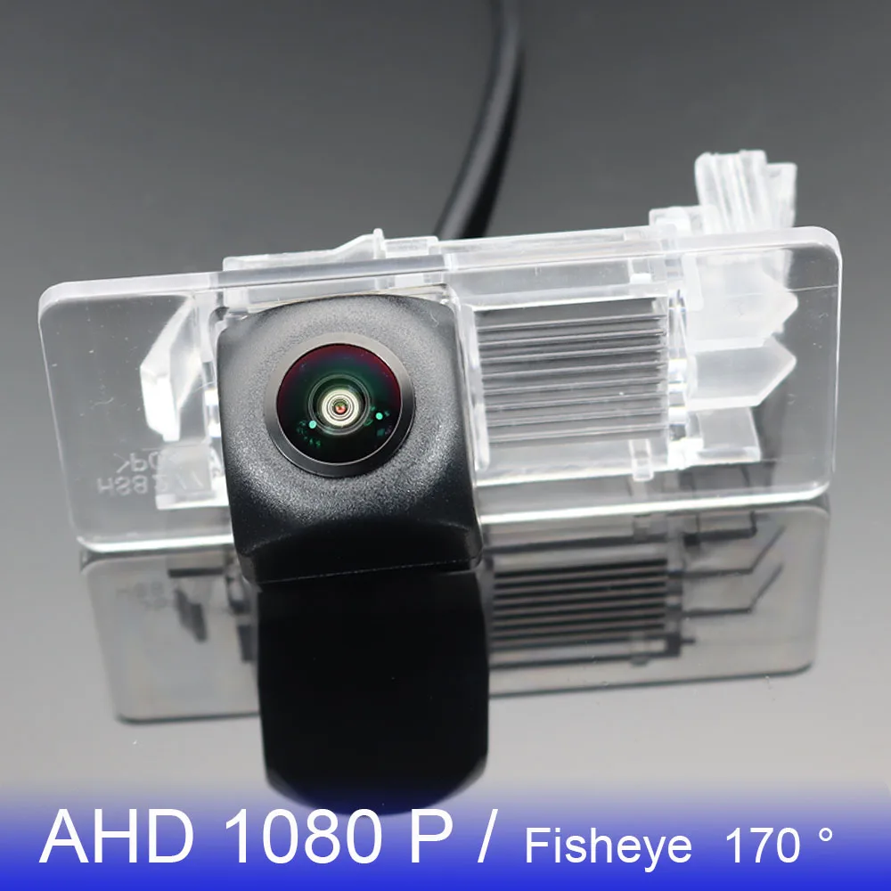 Telecamera Di Backup Ahd 1080P Per Volkswagen Vento / Polo Sedan / Notch 2010 ~ 2016 170 ° Fish Eye Telecamera Per Retromarcia Visione Notturna Hd