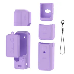 DJI OSMO Pocket Silicone Protective Case with Anti - Scratch Lens Cap for Purple B