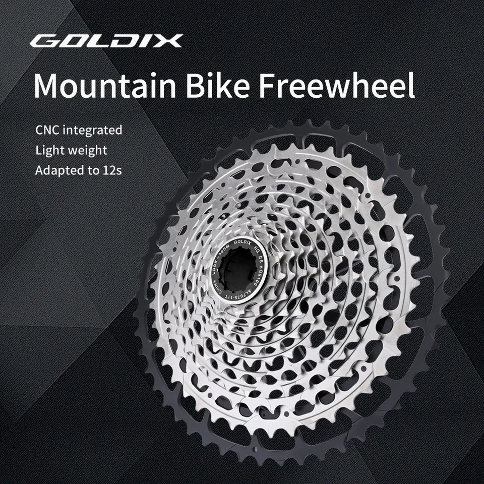 GOLDIX 12 Speed Ultralight MTB Cassette HG/XD 12S 11-50T/12S 10