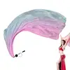 Dance Silk Veil Belly Dance Silk Scarf Veils Poi Streamer Gradual Colors Silk Poi Flags With Poi Ball Belly Dance Silk Scarf 1