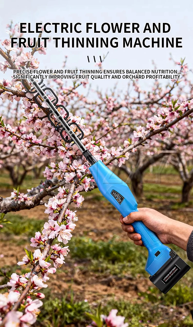 Electric Flower Thinning Machine, Vegetable Flowering Machine, Lithium-Ion Batte