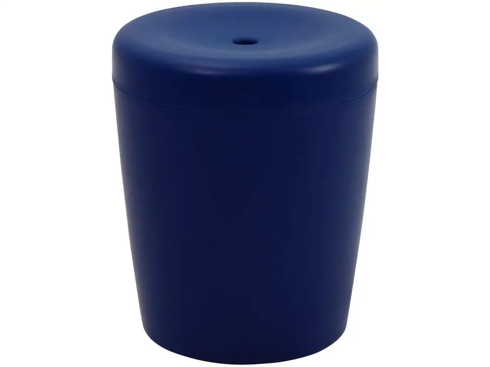 Banco Decorativo Multiuso Cilíndrico Azul Bic Basic Tramontina