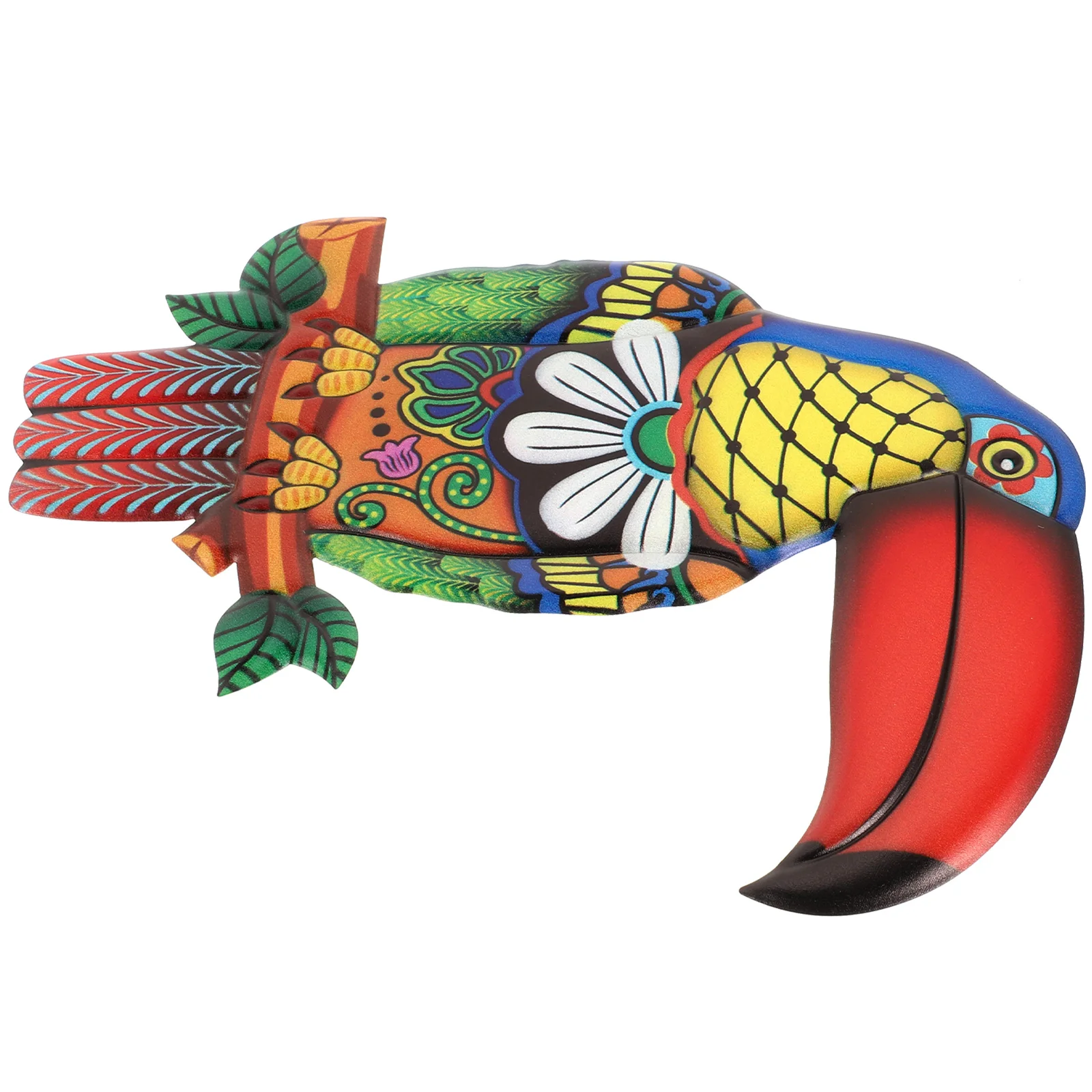 

Decor Toucan Wall Hanging Metal Bird Decorate Outdoor Decorations for Garden