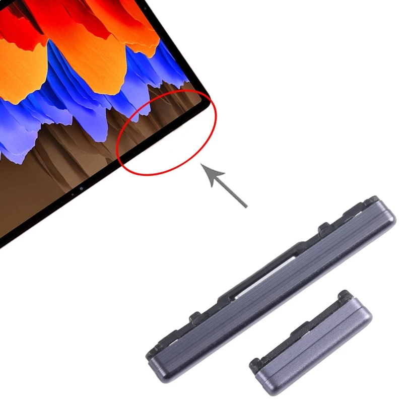 1set Power + Volume Control Button For Samsung Galaxy Tab S7 Plus SM-T976 Replacement Part power volume control button