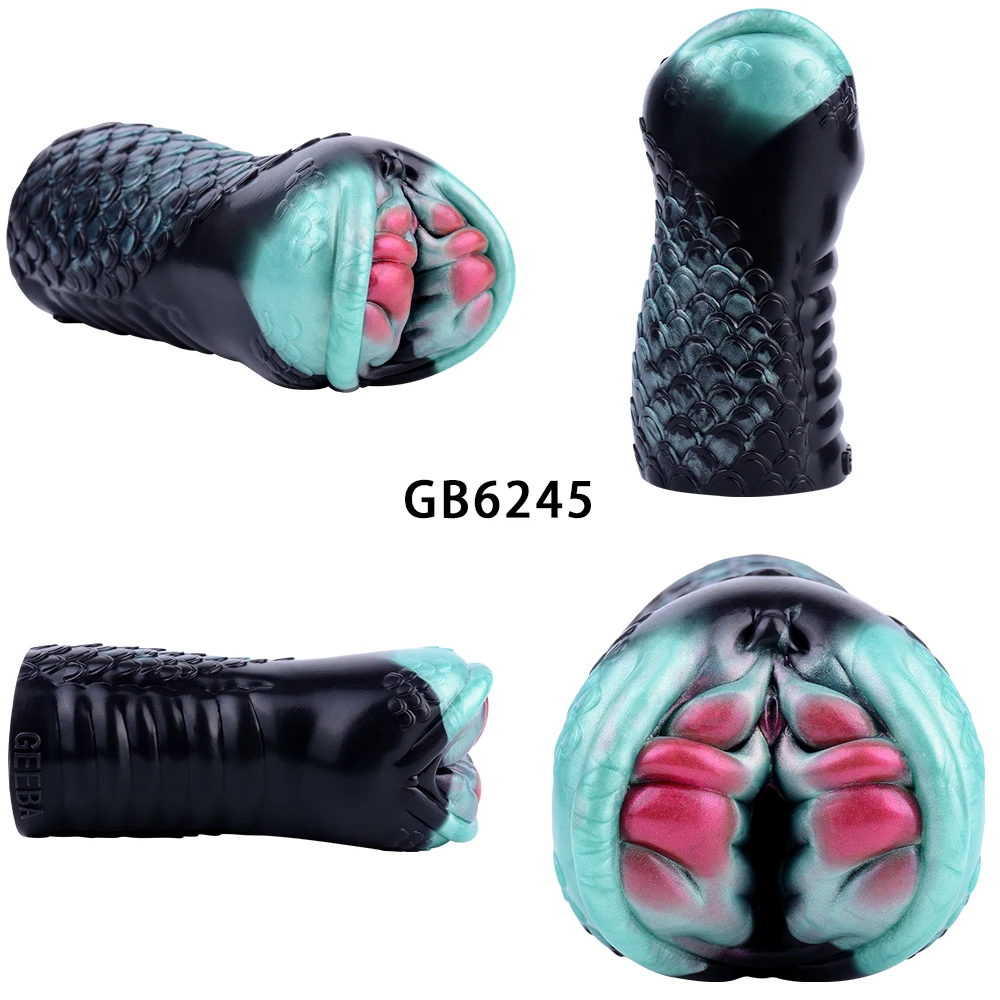 Length 42.5cm Fantasy Snake Male Masturbator One Channel Pussy