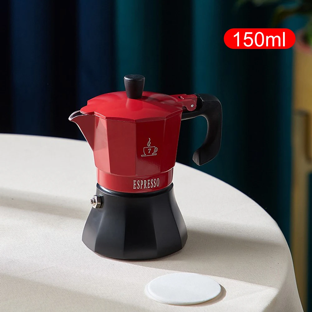 150ML/300ML Mocha Coffee Maker Pot Italian Hand Extraction Moka Coffee Pot  Espresso Coffee Making Tool Cafetiere Latte Stovetop - AliExpress