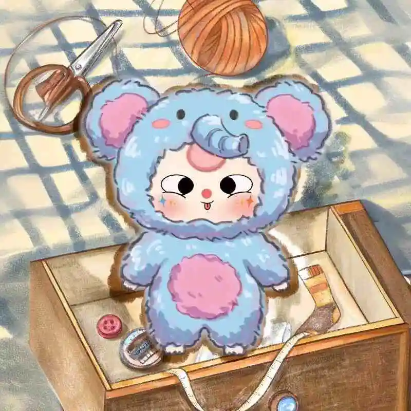thumbnail image 1 of Version Baby Three Third Generation Blind Box Plush Doll Toys Kawaii Animal Party Series Takes Me Out To Play Cute Doll Toy Gift, 1 of 5