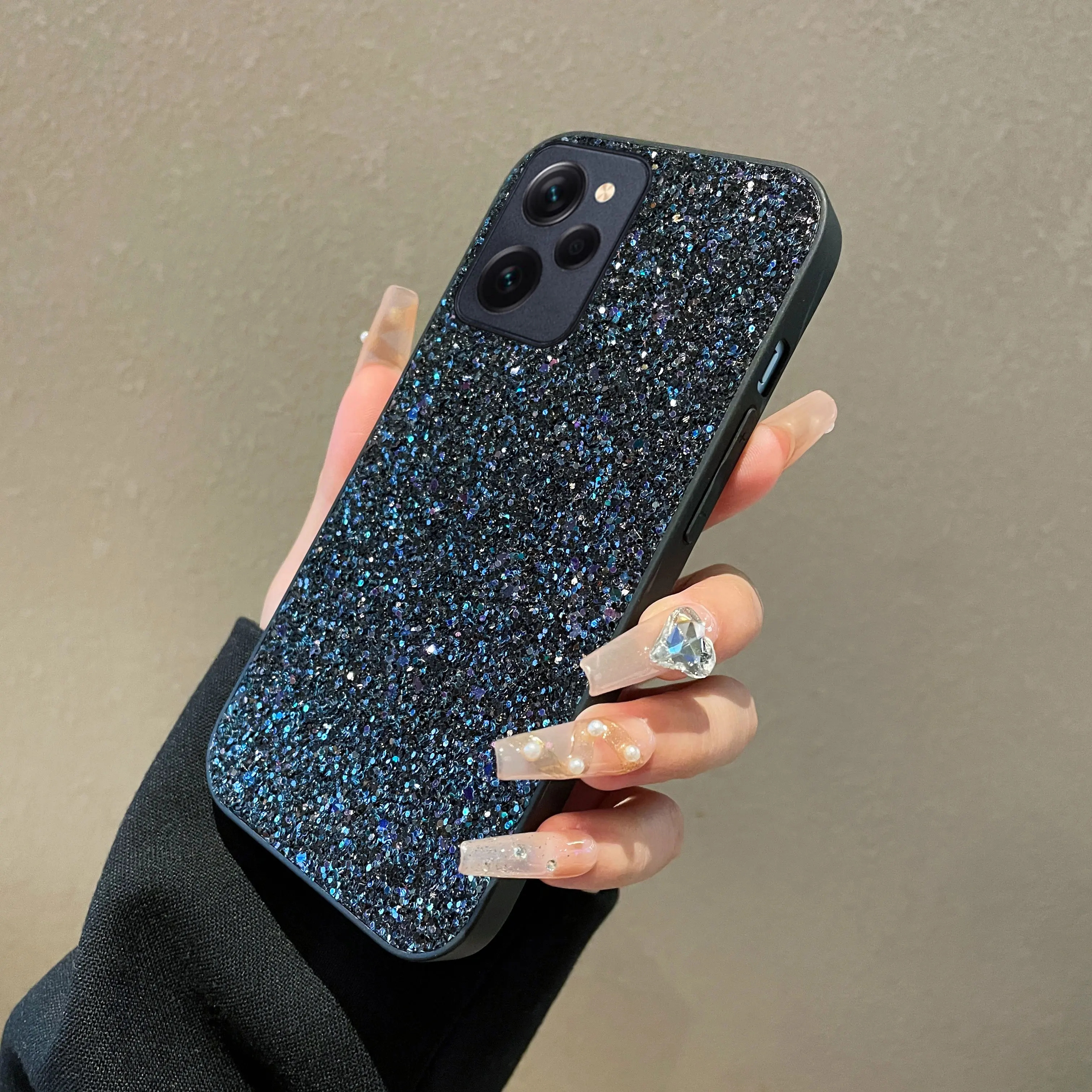 Elegant Glitter Rhinestone Soft Case - Luxury Shiny Shell Design