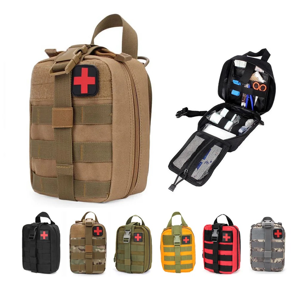 

Army Molle Military Tactical Waist First Aid Kit Medical Bag EMT Outdoor Emergency Survival Tool Hunting EDC Pouch