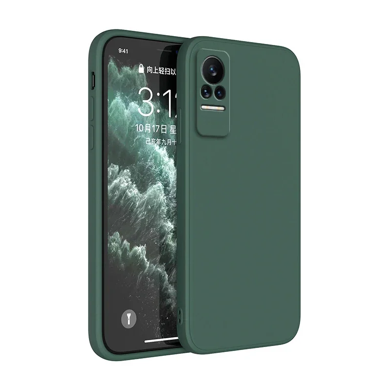 Deluxe Liquid Silicone Shockproof Soft Case - Classic Luxury
