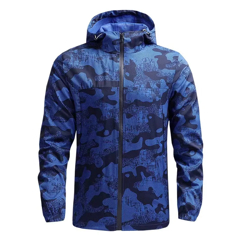 Windproof Motorcycle Jacket Men's Downhill Cycling Jackets Mtb Breathable Bicycle Clothing Mountain Bike Jersey Camouflage Wear