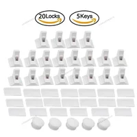 ล็อคความปลอดภัยสำหรับเด็กพร้อมแม่เหล็ก ช่วยให้ลูกของคุณปลอดภัย ล็อคสำหรับเด็ก เหมาะสำหรับลิ้นชัก ตู้ ประตู เพื่อความปลอดภัยของเด็กวัยหัดเดิน 1