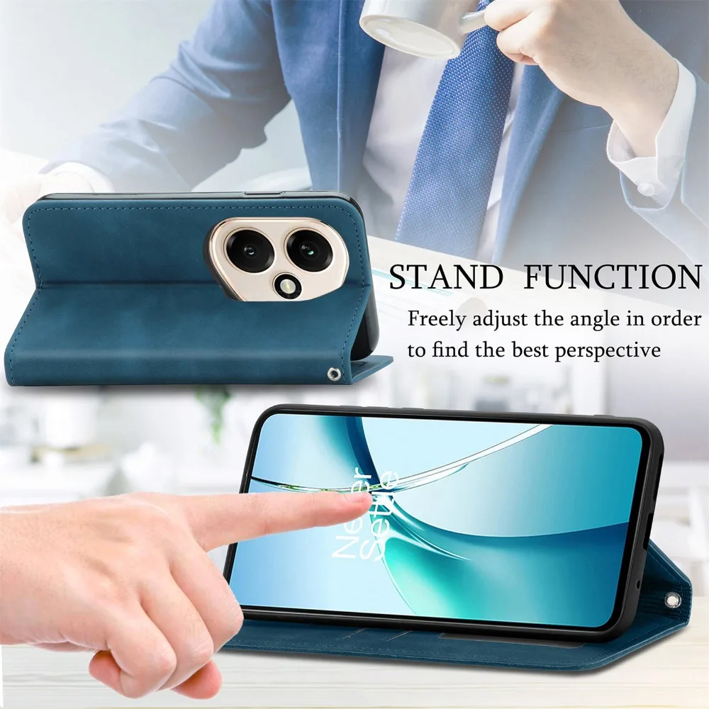 Premium 5G Luxury Leather Flip Case - 360° Protection Wallet with Smart Magnet