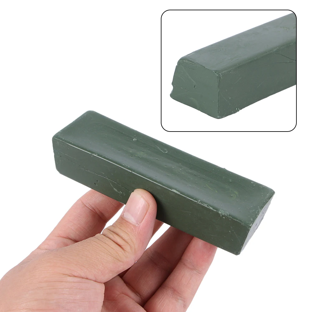 Pâte à polir verte, 112x34x25mm, pour acier inoxydable, cuivre, aluminium, instruments de précision