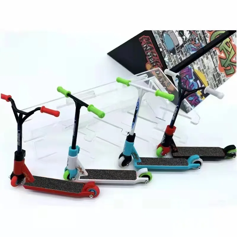 Finger Scooter Tech Skateboards Mini Skate Park Ramp Sets Finger BMX Fingertip Bikes Fingerboard Extreme Sport Deck Novelty Toys finger skateboard toys fingerboard set finger bike toys bike toys