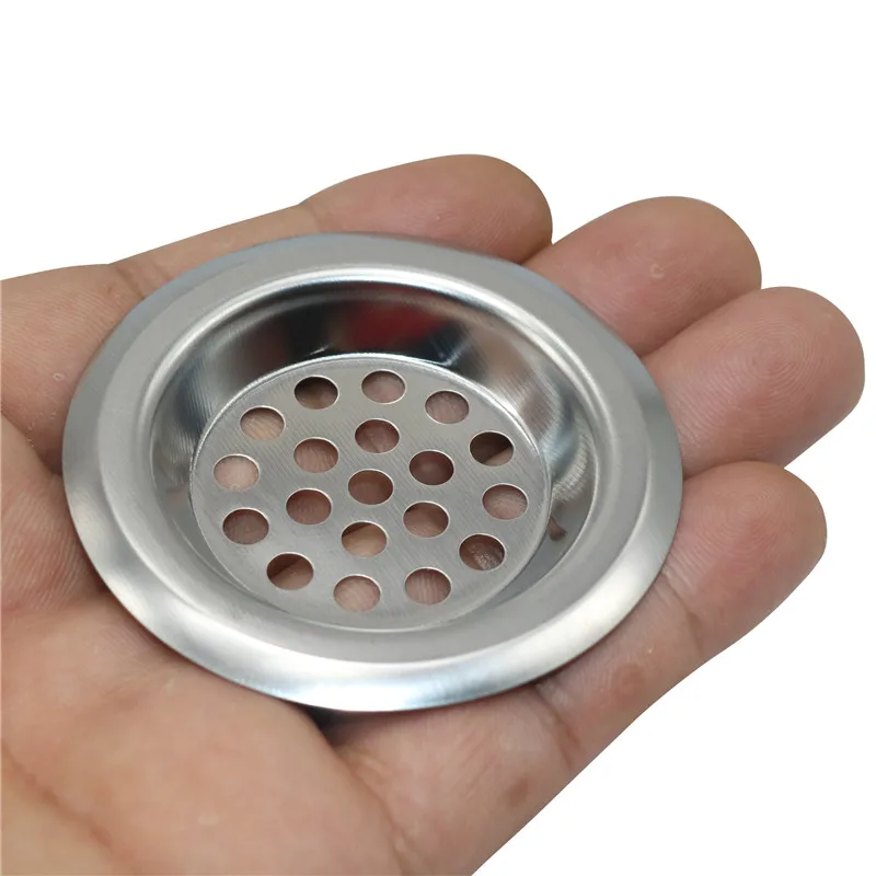 Stainless Steel Mesh Sink Strainer Kitchen Bath Hair Catcher Trap Drain Filter 5
