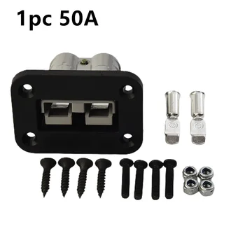 50A สําหรับ Anderson สไตล์ปลั๊ก DC Power Solar Caravan ซ็อกเก็ตรถจักรยานยนต์แบตเตอรี่ชาร์จอะแดปเตอร์อุปกรณ์เสริม 18