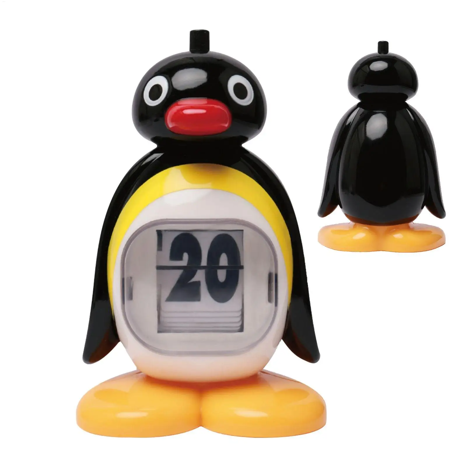 Anime Pingu Penguin Retro Toy Perpetual Calendar Press Type Desktop Decor Figurine Ideal Girl Birthday Gift Collectible Ornament 4