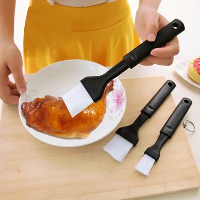 2Db/Beállított Szilikon Barbeque Kefe Főzés Bbq Hőálló Olajkefék Konyhai Készlet Bár Sütemény Sütőszerszámok Edénykészletek - Image 3