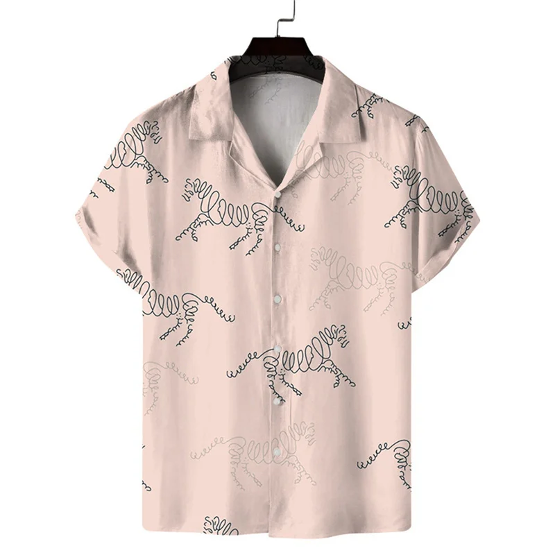 thumbnail image 1 of Camisas de playa para hombre 2024, camisas casuales frescas de verano con estampado 3D de coco, camisas de manga corta con solapa, camisas de calle, ropa para hombres y mujeres, 1 of 5