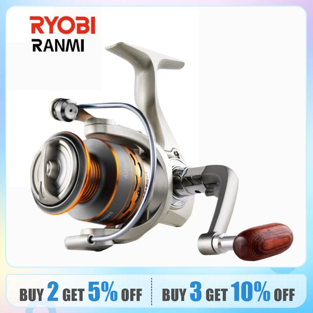 RYOBI RANMI AH Spinning Reels Saltwater Freshwater Fishing Reel Ultralight  Metal Frame Smooth and Tough High Speed Fishing Reels - AliExpress