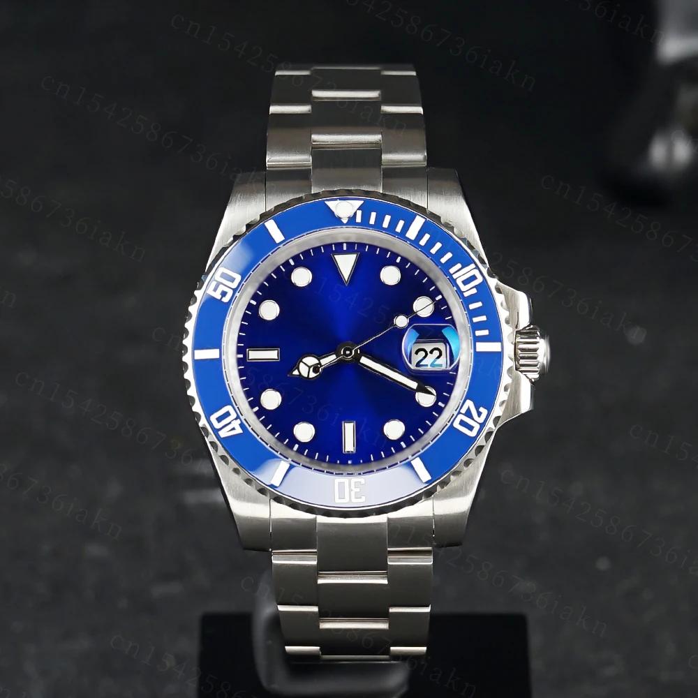 2022 Fashion New 40mm Men's Leisure Sports Sapphire Mirror Stainless Steel Material Waterproof Automatic Mechanical Watch