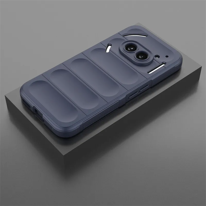 Spacekart For Nothing Phone 2a Case,Nothing Phone 2a Phone Case Liquid Silicon Magic Case Camera Protection Flexible Cell Phone Cover For Nothing Phone 2a - Blue