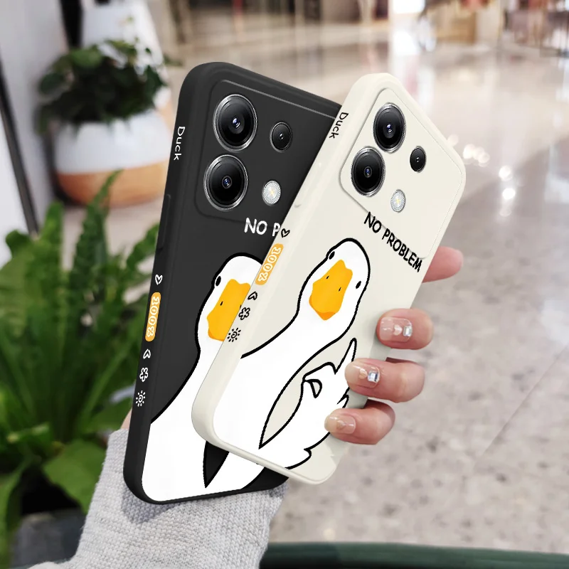 Cheerful Duck Silicone Phone Case Cover