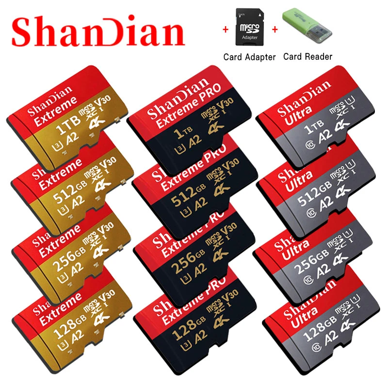 Mini Micro Sd Card 1tb Large Capacity Micro Sd / Tf Flash Card High
