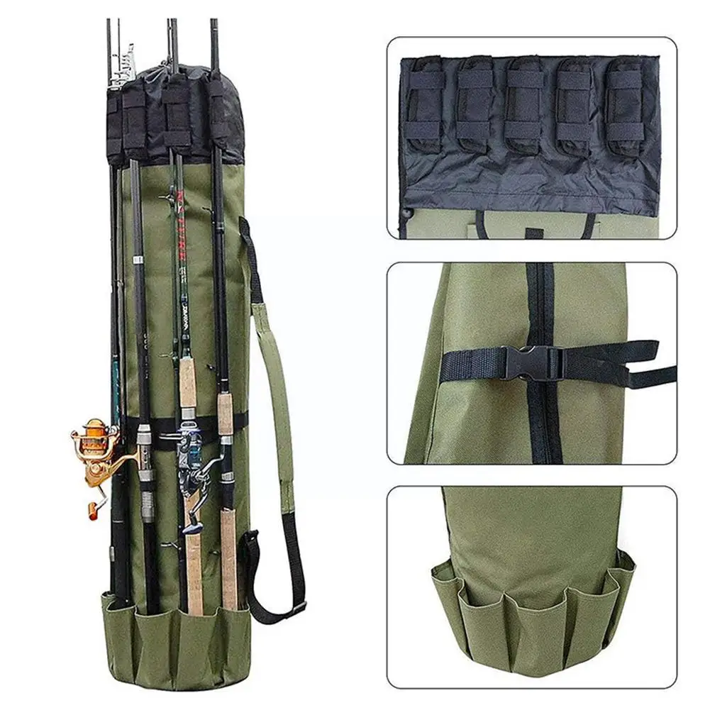 Fishing Backpack for Men Functional Fishing Rod Storage Bag