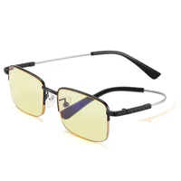 Clear Lens Anti-blue Progressive Multifocal Reading Glasses Smart Zoom Elderly Eyewear Men Protable Presbyopic Glasses 1
