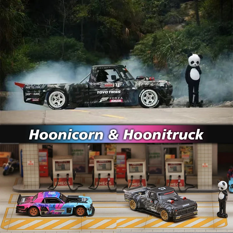 SW в наличии 1:64 Mustang Hoonicorn RTR F150 Hoonitruck фигурка панды литые модели автомобилей коллекционные игрушки уличный воин