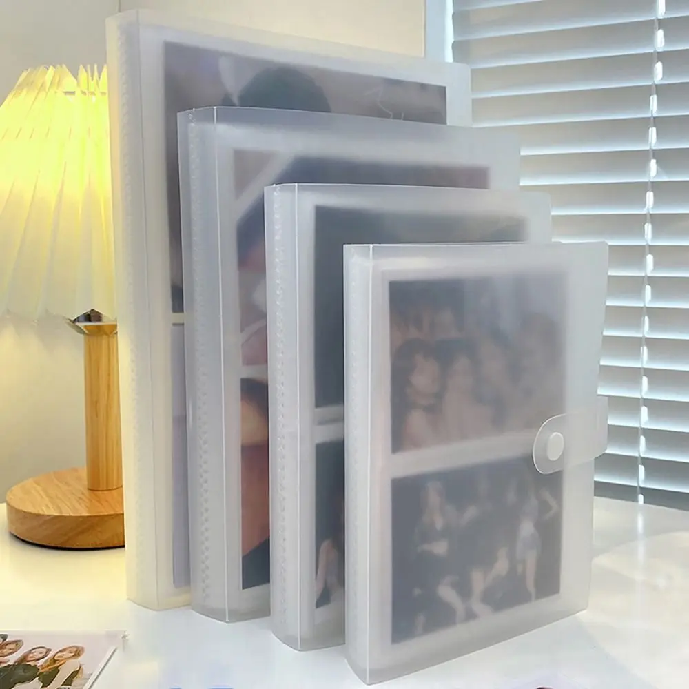 New Collect Book Photo Album 80/160 Slots PVC Picture Card Holder 3/4/5/6 Inch Transparent Photocard Holder Idol Star