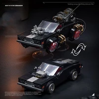 Classic Back to the Future Time Machine Compatible Building Blocks Moc Technical Car Bricks Construct Toys Gifts Home Decoration 3