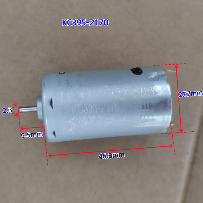 Vadonatúj Kc395-2278 Kettős Tengelyek 395 Dc Motor 12V 5000Rpm Szénkefe - Foto 7